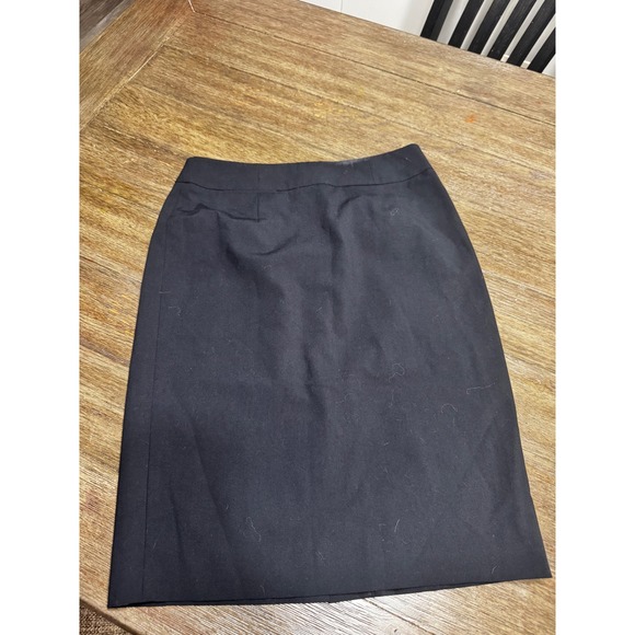 Calvin Klein Black‎ Pencil Skirt Career Business Office Workwear Classic - Picture 1 of 4
